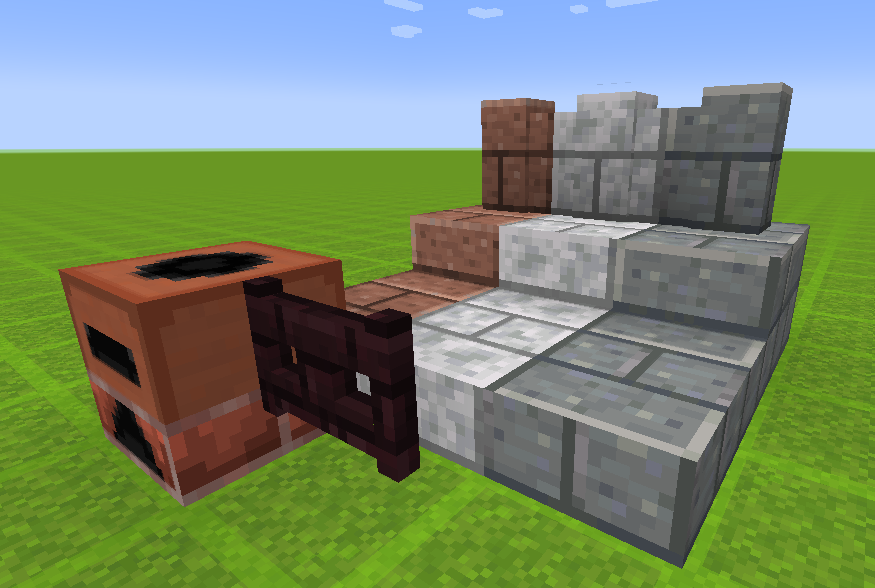 Some of the new blocks